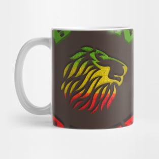 Born as a Rasta, Rastafarian Mug